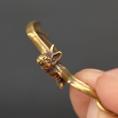 1 шт. Латунные Мини-Фигурки Летающих Летучих Мышей Брелоки Подвески Брелок для Ключей Автомобиля Сумки DIY Ремешок Подвески Аксессуары для Украшений Ретро
