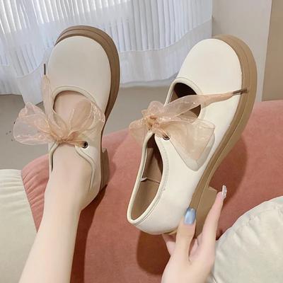 Женские одинарные туфли, летние, новые, на низком каблуке, с круглым носком, с выемкой, в стиле Мэри Джейн, повседневные, удобные, милые туфли в стиле Лолиты