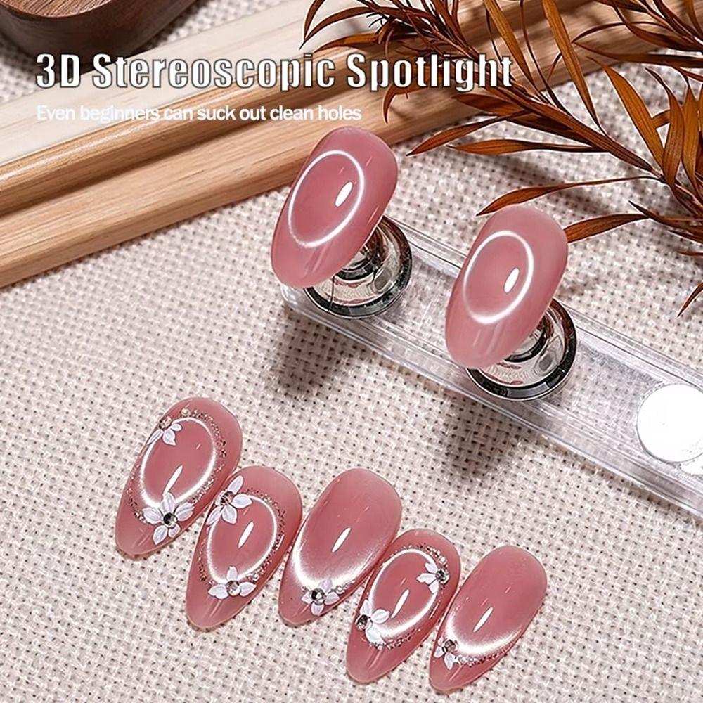 Strong Power Hollow Circle Stick Long Handle Nail Ring Magnet Nail Art Magnet Nail Art Beginner