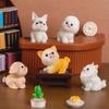 Mini Cute Puppy Statue Cartoon Cartoon Dog Gift Miniature Dog Figurine