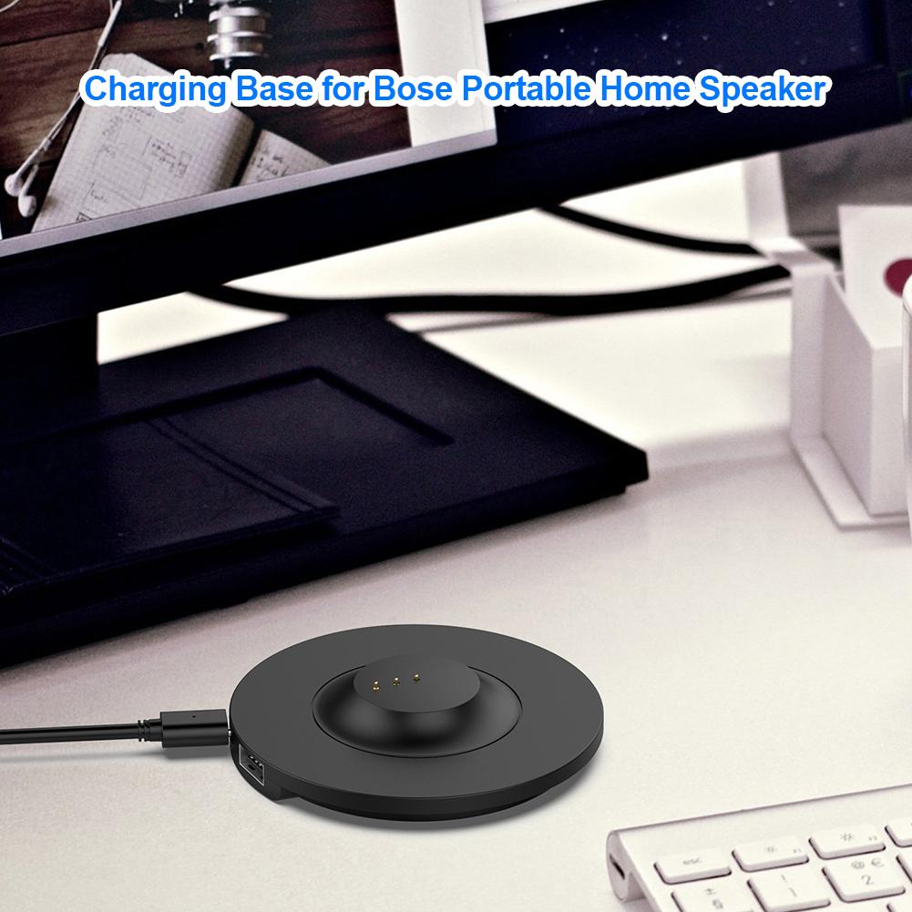 Charging Base Desktop Dock Station Chargers DC 5V USB Charging Dock Station Cradle Fast Base for Bose Home Speaker