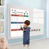 Weekly and Monthly Plan Table, Plan Board, Magnetic Whiteboard Calendar, Refrigerator Magnetic Message Plan Board
