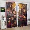 2pcs- Saviors and Believers Polyester Curtains, Pole Bag Curtains 42*84, Bedroom, Living Room, Home Room, Party Decoration