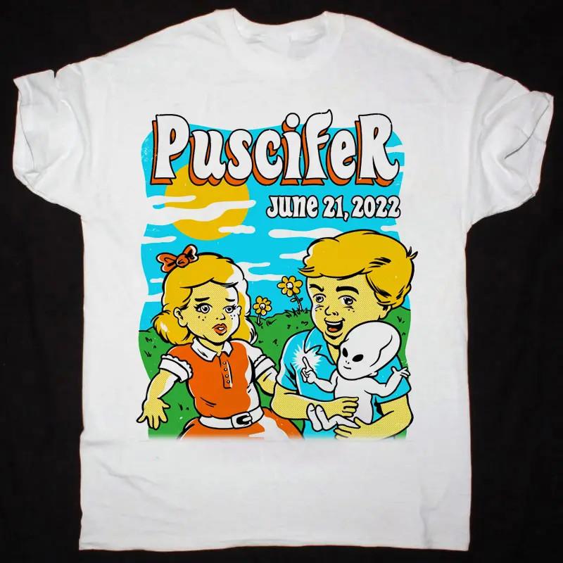 Puscifer Band Gift For Friends White T-Shirt Cotton All Size RD239