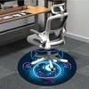 1pc Cat Sphere Office Round Area Rug, Under Office Chairs Bedroom Living Room Home Decor, Room Deco, Available in Various Sizes