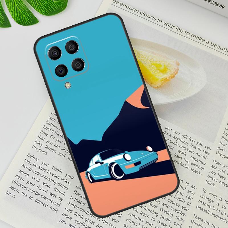 Чехол в стиле спортивного автомобиля для Samsung Galaxy M15 M11 M12 M13 M14 M06 M16 M36 M56 M31 M53 M32 M52 M35 M55 M34 M54