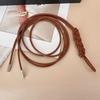 Long Length Rope Thin Belt Solid Color Body Chain Belt Waist Rope Belt  Dress Clothing Accessories