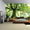 Natural Forest Carpet Large and Extra Large Hanging Cloth 3D Printing Wall Cloth Bedroom Decoration Painting Living Room Background Cloth