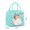 Cartoon Capybara Lunch Bag Insulated Food Container Portable Thermal Bento Box Bag Multifunctional Kids School Picnic Food Pouch