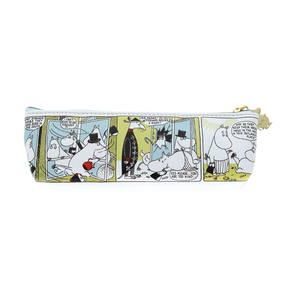Stationery Moomin Pencil Mint S1430424 Sun-Star Case, Slim, Comic, Green,