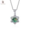 1.0 CT Real Moissanite Star Pendant Necklace For Women Top Quality 925 Sterling Silver Wedding Party Fine Jewelry