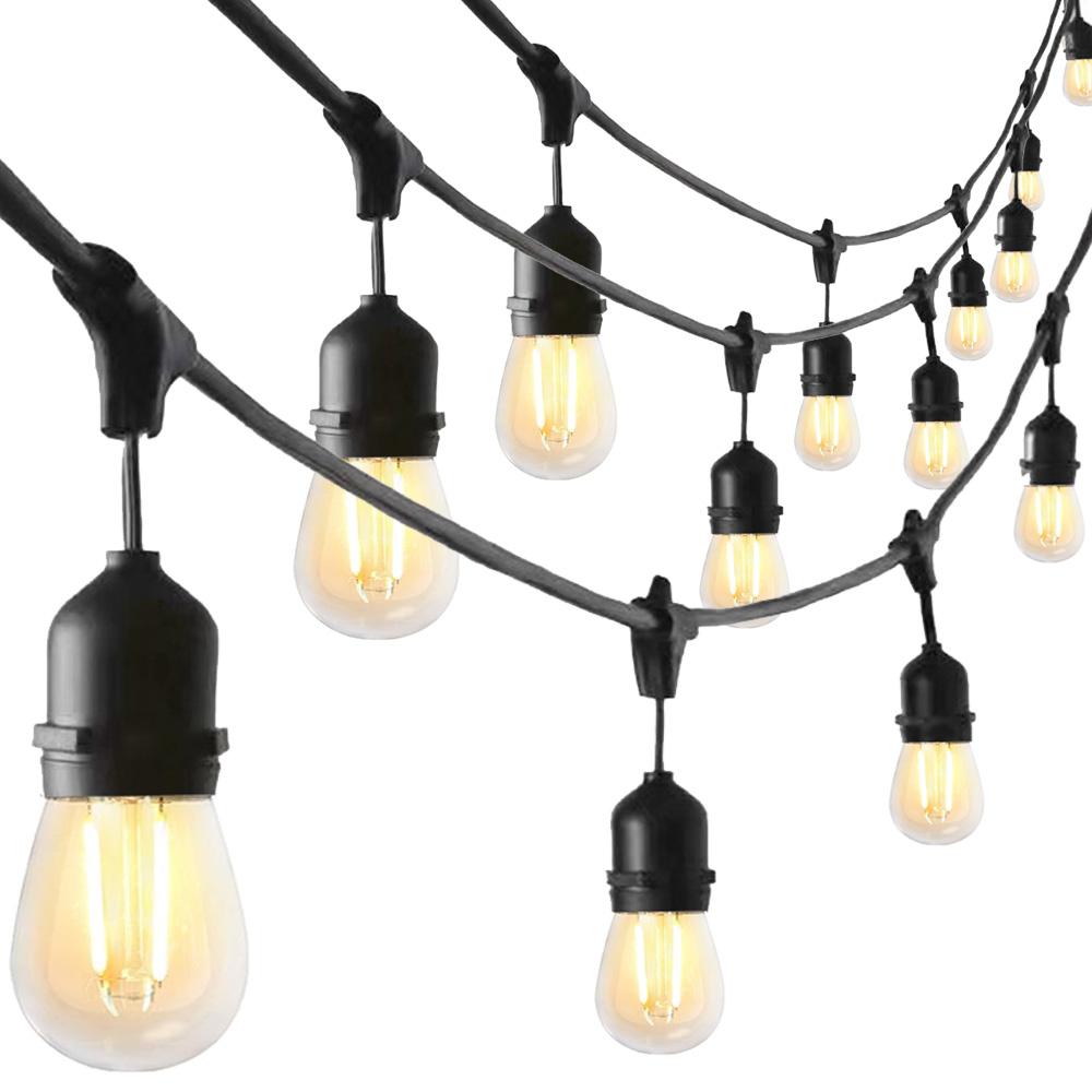 S14 10M Светодиодная гирлянда, соединяемая, коммерческого класса, водонепроницаемая, для наружного освещения, для сада, праздника, свадебного украшения