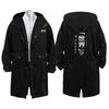 JoJos Bizarre Adventure Anime Hooded Trench Coat Students Winter