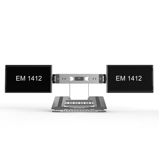 Портативный держатель для монитора Складной Регулируемый Удлиненный Подставка-держатель для экрана Настольное крепление Аксессуары для ПК для EM116/EM1411/EM1332/EM1412