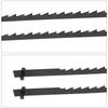 24 Pcs Carbon Steel Scroll Saw Blades 10/14/18/24 T Professional Sawing Machine Accessories High Toughness for Woodworking