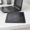 Portable Adjustable Laptop Cooling Pad USB Port Metal Mesh Laptop Cooler Fan LED Light Notebook Cooler Office