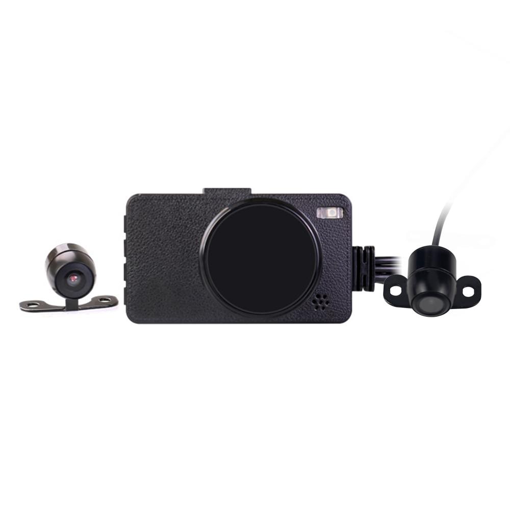 Мотоциклетная камера DVR Motor KY-MT18 Dash Cam Специальный двухдорожечный передний и задний рекордер ночного видения G-сенсор мотоциклетный черный ящик