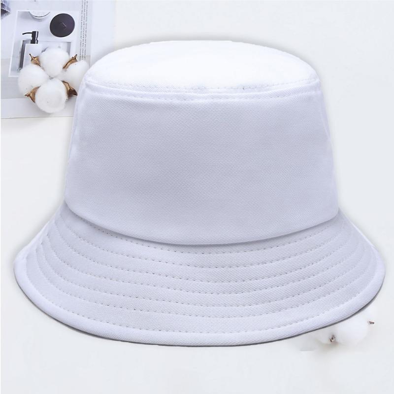 Cotton Fisherman Hat Summer Basin Hat Outdoor Sunshade Girls Sun Protection Sun Hat Printing Embroidery Men