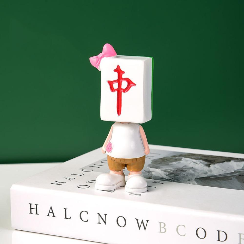 Миниатюрный Маджонг Мини Фигурка Ручной Работы Фигурка Маджонга Игрушки Подарок на День Рождения Детям