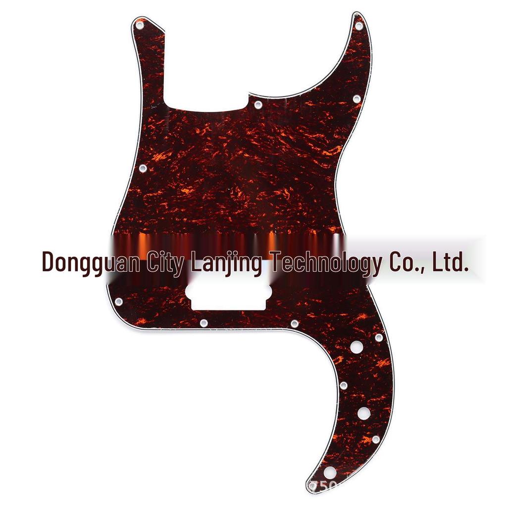 PB Bass Pickguard 13-Hole Front Cover Plate for Electric Bass - Protective Instrument Accessory