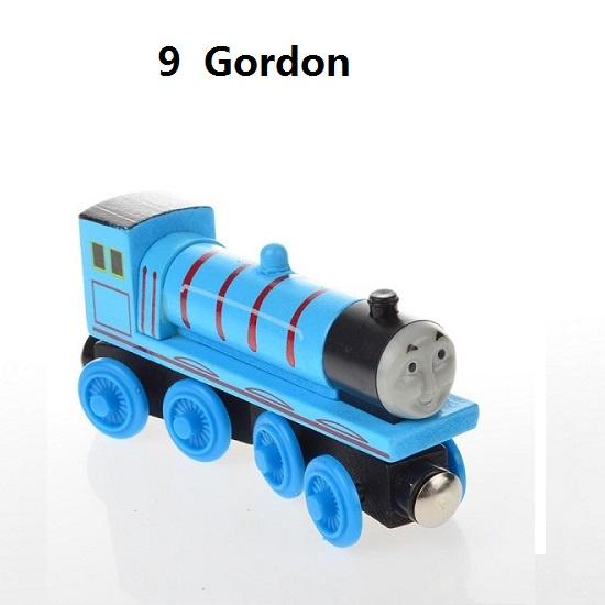 Набор железнодорожных дорожек Томаса и его друзей, игрушка Джеймс Дьюк Петси Генри, поезда из сплава, карета из деревянного сплава, магнитная модель, детская развивающая игрушка