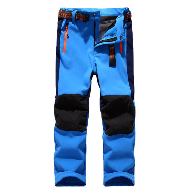 Children's Windproof, Waterproof, Warm Ski Pants for Boys & Girls - Plain Design for Older Kids