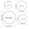 1 шт. Круглый ковер Цветовое колесо для офиса, Внутренний коврик, Подходит для офиса, Под офисные стулья, Спальни, Гостиной, Домашнего декора T153