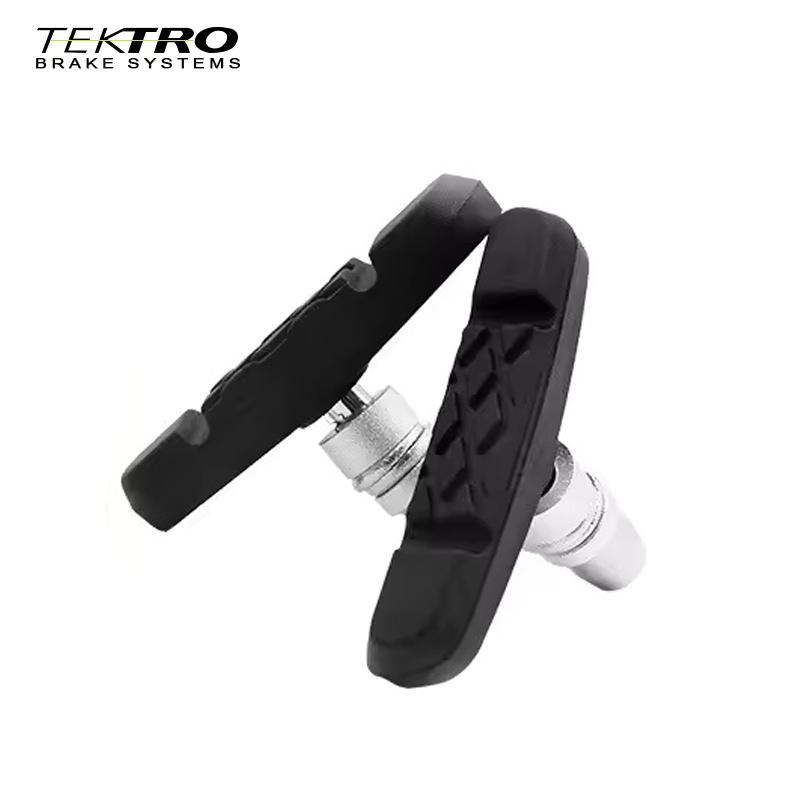 Тормозные колодки TEKTRO 836.12 для V-brake, Тихие износостойкие тормозные башмаки для горного велосипеда, Велосипедные запчасти для алюминиевого обода