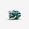 Luck Charm 925 Silver Four Leaf Clover Green Tree Frog Turtle Bead Pendant For Bracelet Women DIY Jewelry Gift