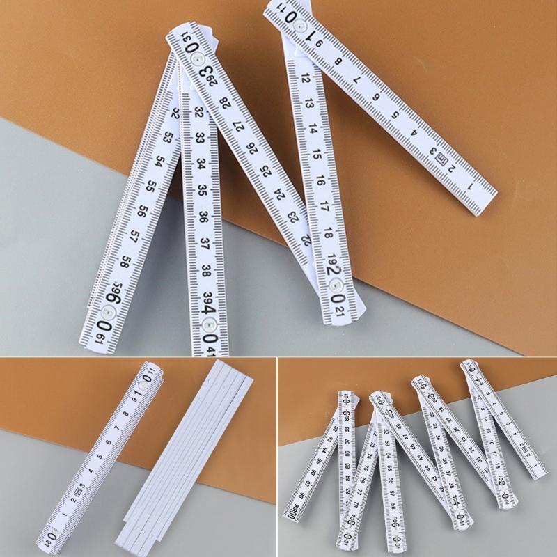 2 шт. Складная линейка 1 метр, Инженерный измерительный инструмент для точных измерений при ремонте зданий