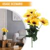Artificial Sunflower Fake Flower Daisies Outdoor Plant
