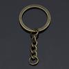 5шт брелок для ключей с звеньями брелок для ключей DIY подвеска разделенные кольца