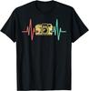 Photography Heartbeat Photographer Camera Photoshoot T-Shirt Print Original Design Gifts T Shirts Individuality Camiseta Hombre
