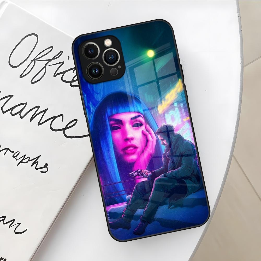 Американский чехол для телефона Blade Runner 2049 для Iphone 17 16 Air 15 14 12 11 13 Pro Max Mini X Xr Xs Se Puls стеклянная крышка