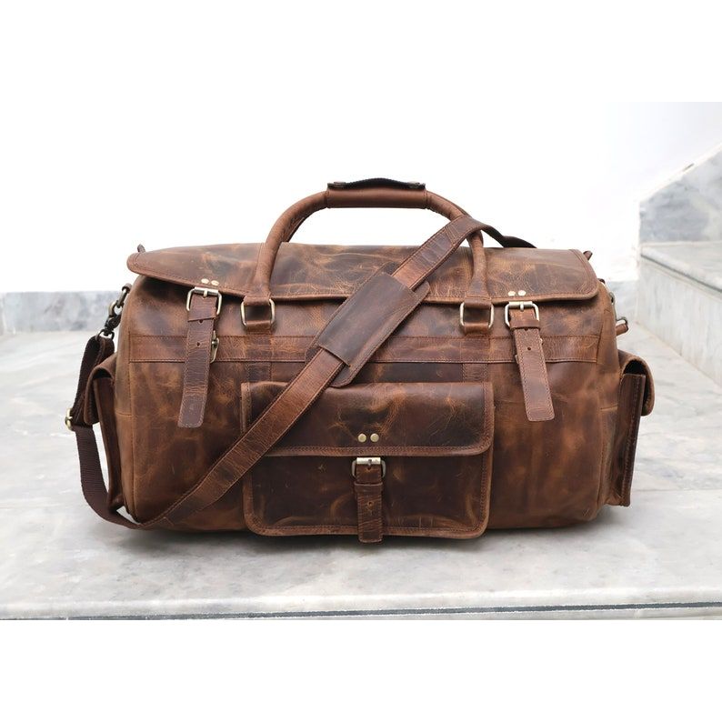 Кожаная дорожная сумка, большая дорожная сумка, мужская кожаная сумка для выходных, дорожная сумка, дорожная сумка для жениха, подарочная сумка для мужа, парня