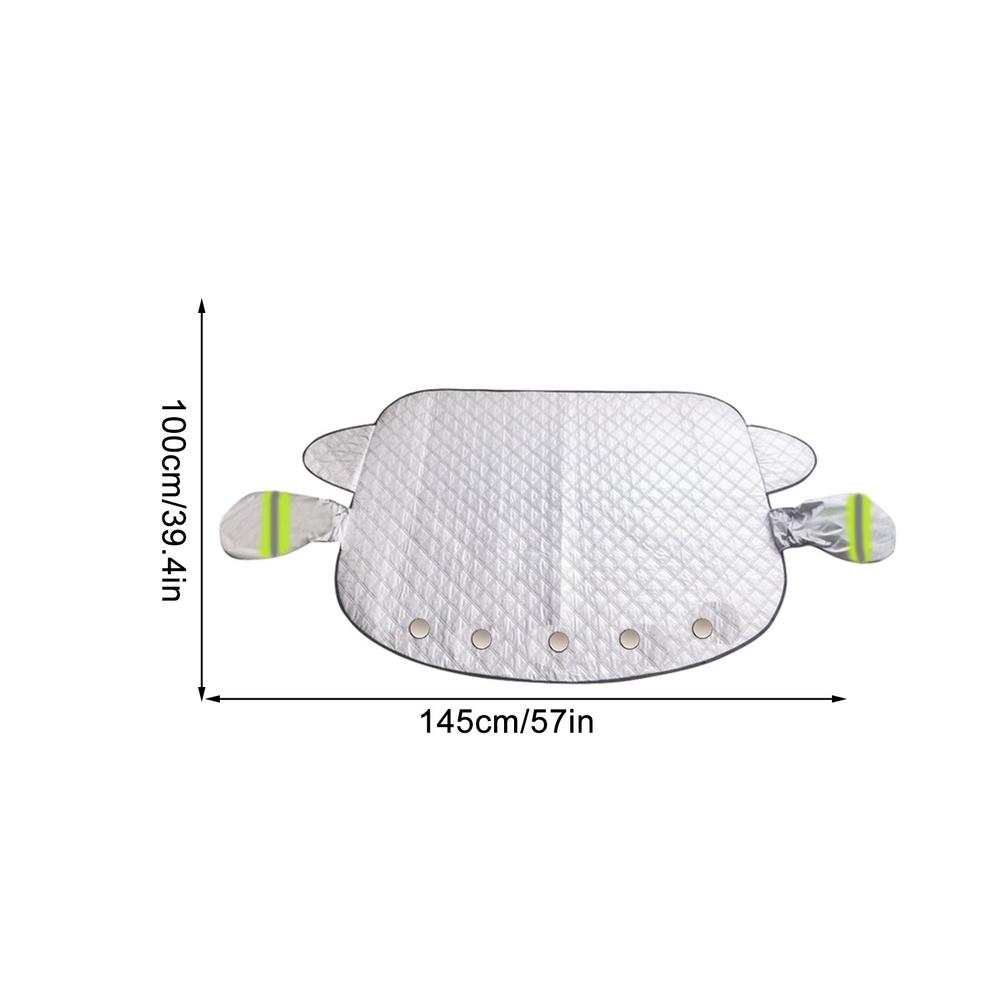 Автомобильный чехол для лобового стекла от снега, защитный чехол от замерзания для лобового стекла, мягкий внутренний слой, защитные принадлежности для внедорожников, седанов и мини