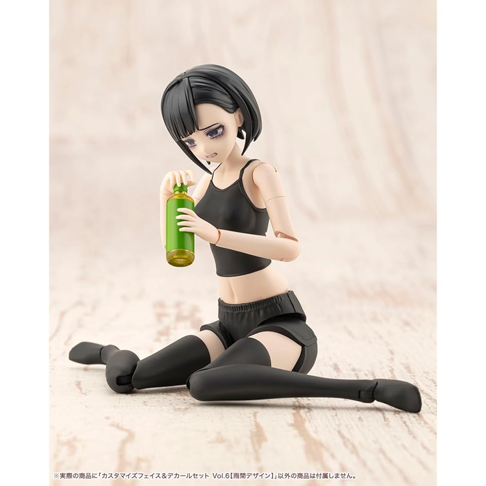Kotobukiya Chitocerium Набор кастомных лиц и декалей Том 6 Дизайн «Дождь» Масштаб 1/10 Высота примерно 18 мм