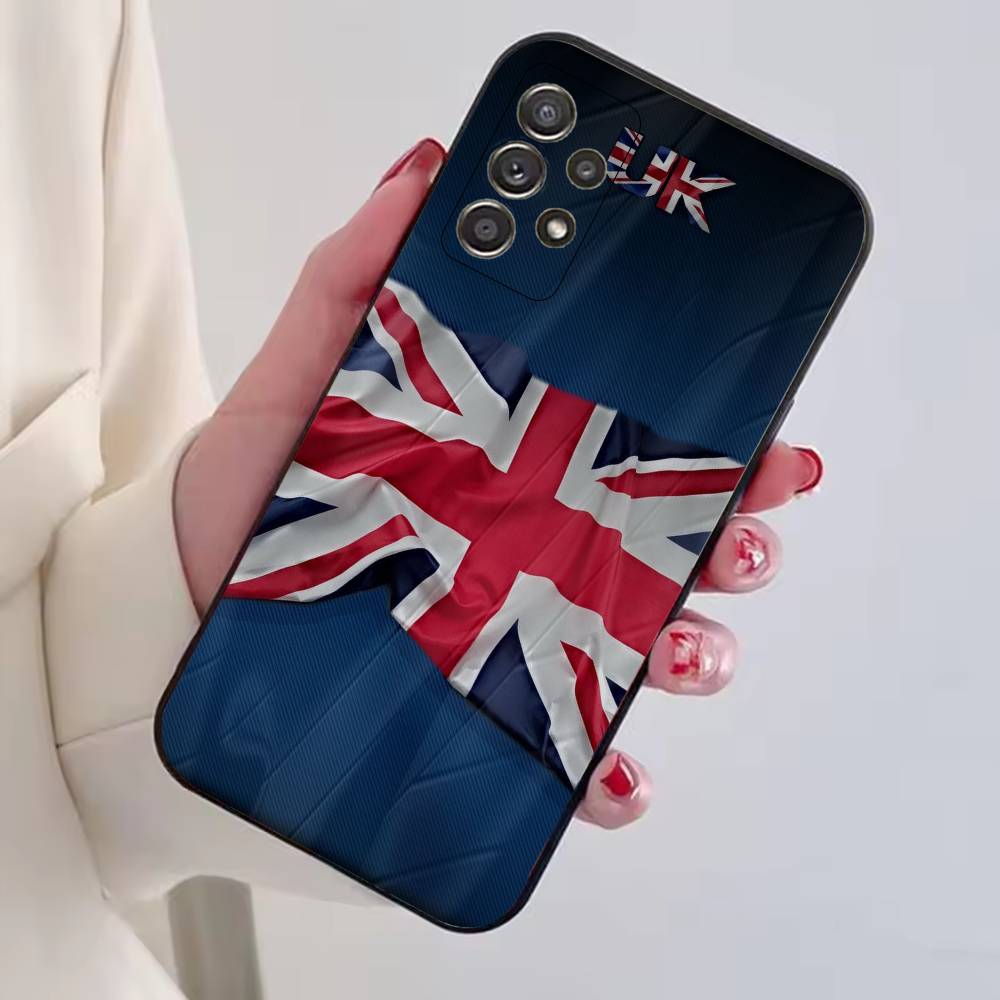 Чехол для телефона с тематикой матчей по флаг-футболу Англии Для Samsung S25, S24, S21, S22, S23, S30, Ultra, S20, Plus, Fe, Мягкий силиконовый черный чехол