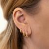 6-Piece Geometric Copper Ear Cuff Set: Gold Retro Earrings for a Unique Look