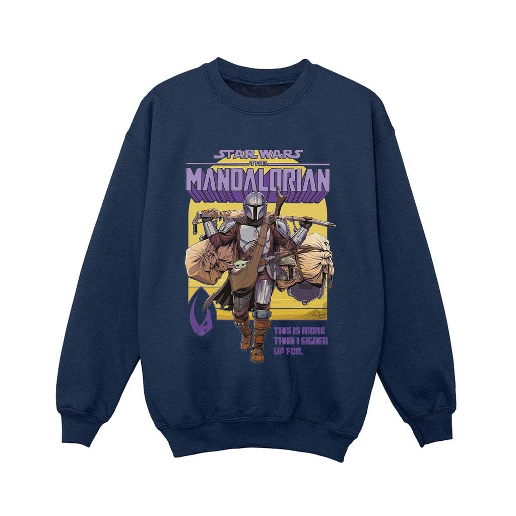 STAR WARS Boys The Mandalorian More Than I Signed Up For Sweatshirt