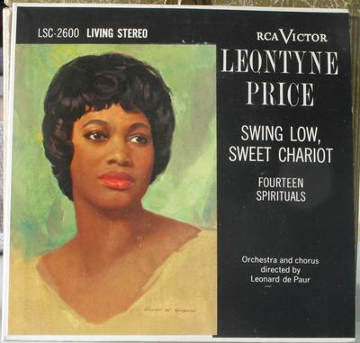 7-дюймовая пластинка LEONTYNE PRICE - Swing Low, Sweet Chariot VLP2600 RCA Victor 1963 США Классика Б/у