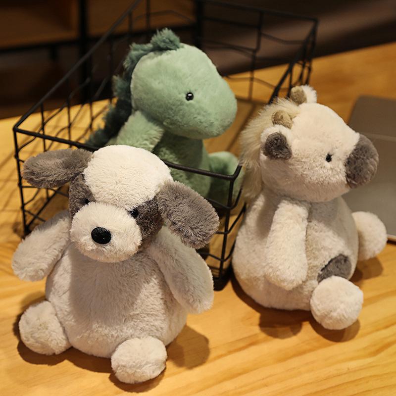 9 Styles Animal Dinosaur Pig Bear Rabbit Cute Plush Toy Soft Cartoon Koala Cattle Penguin Dog Stuffed Doll For Baby Pillow Gift
