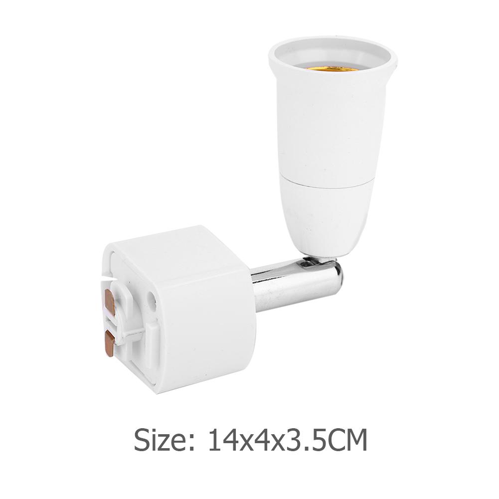 Регулируемый переходник для цоколя лампы E27 85-240В с возможностью поворота на 90 градусов, адаптер для цоколя светодиодных медных ламп, осветительные принадлежности