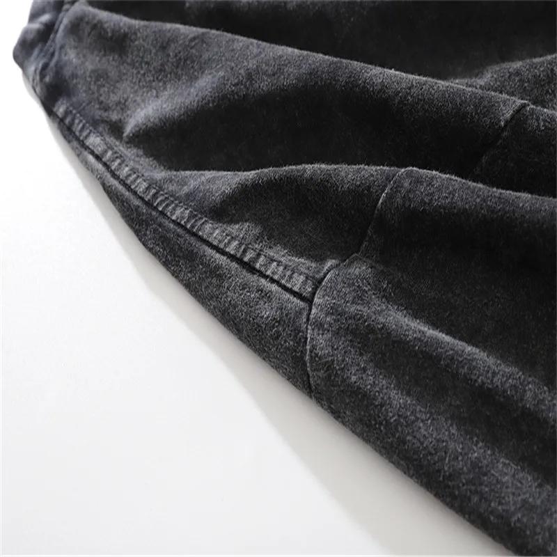 Мужские винтажные футболки в стиле стритвир, набор футболок с принтом банкнот, хлопковые футболки с коротким рукавом, летние выстиранные футболки с эффектом потертости