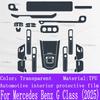 For Mercedes Benz G Class (2025)Car Gearbox Panel Film Dashboard Protective Sticker Interior Anti-Scratch Film Cover Accessories