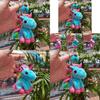 Adorable Plush Unicorn Keychain Doll Cute Cartoon Backpack Charm For Kids Gift