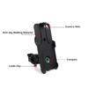 Motorcycle Handlebar Mount Holder Led Usb Charger Compass For 47''Screen Iphone