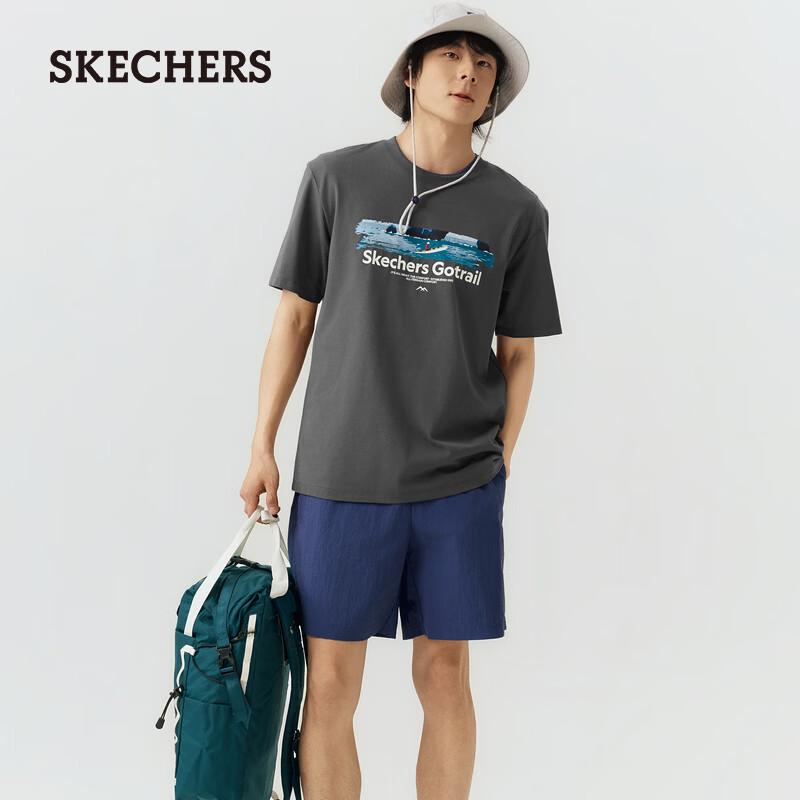 Skechers Унисекс Охлаждающая меняющая цвет Антибактериальная быстросохнущая футболка P226U012