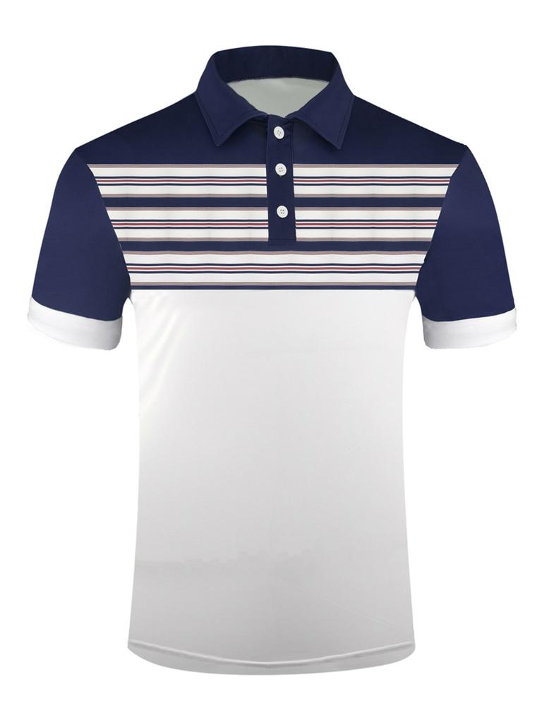 Летняя новая мужская рубашка поло с воротником поло с коротким рукавом, повседневная, деловая, модная