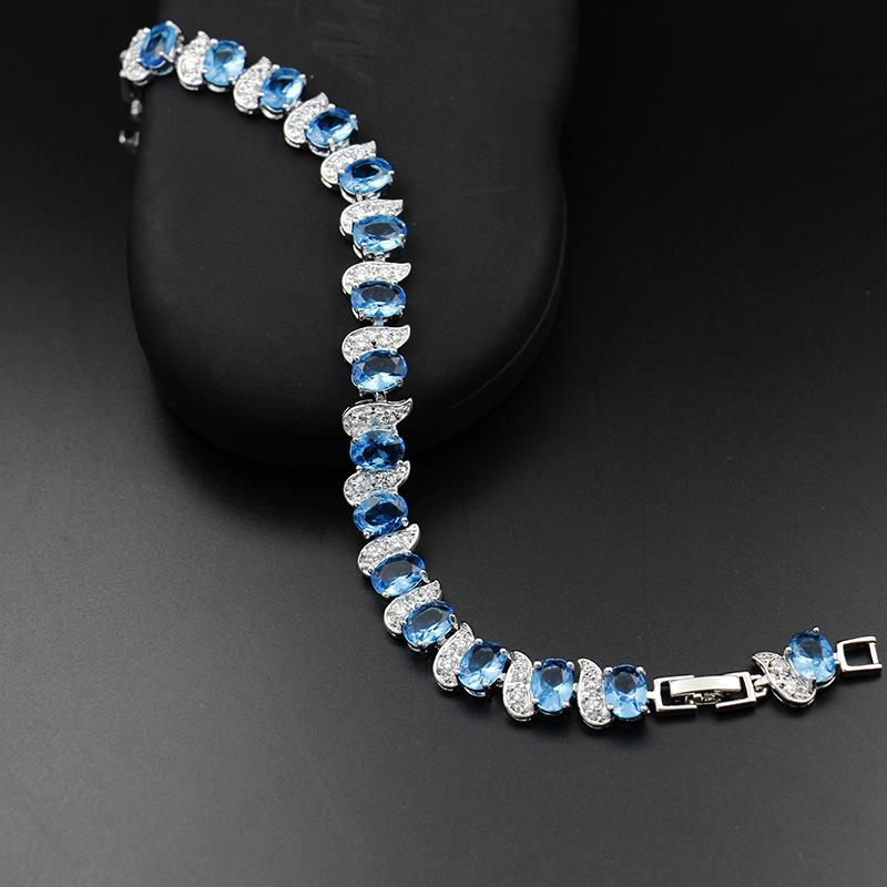 Best-selling Womens Zircon Bracelet Colorfast Fashion Live Fox Jewelry